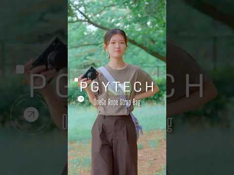 【カメラバッグ】PGYTECHのOneGo Rope Strap Bagのライラックが可愛すぎる #shorts